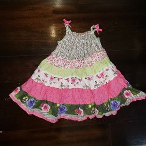 Children's Place baby girls patchwork dress